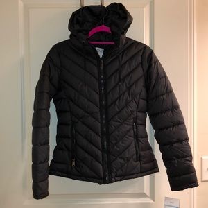 Black “puffer” jacket